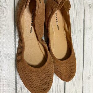 Womens Lucky Brand Size 10 Brown Shoes